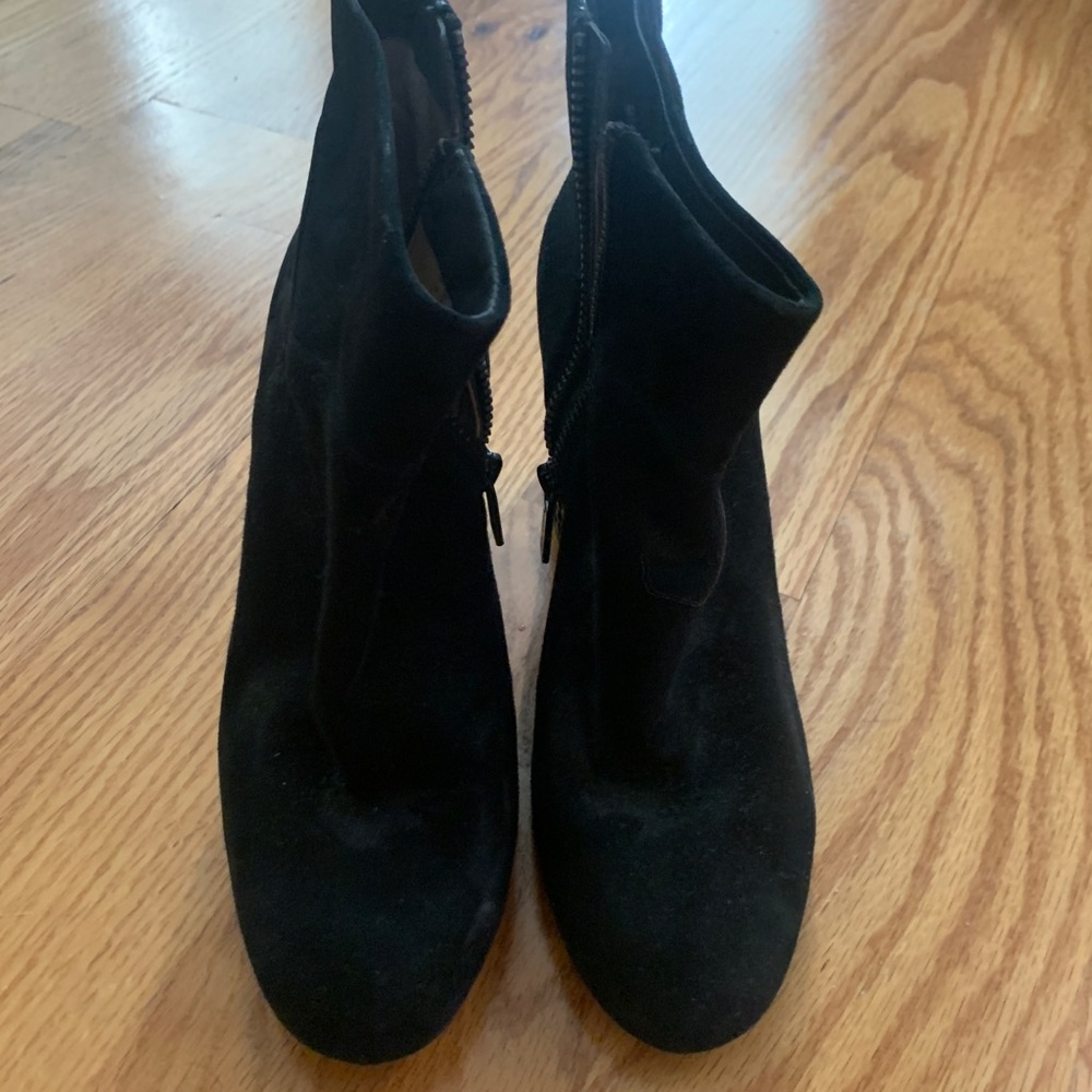 Michael Kors Suede Glitter Heel Booties - Picture 4 of 4